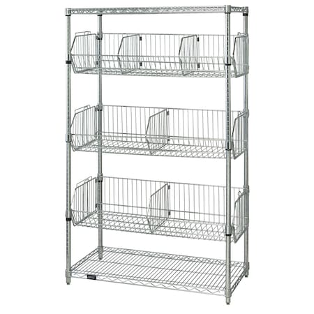 Quantum Storage Systems Stationary Wire Basket Unit 1836BC6C